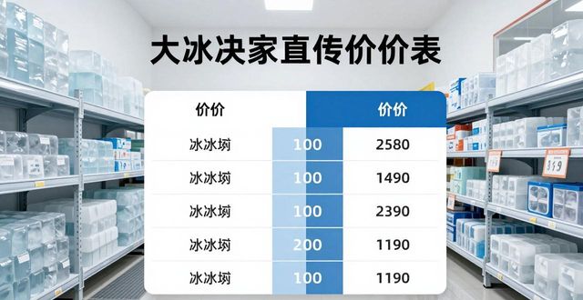 大冰块批发厂家怎么选？唐山直供渠道靠谱吗