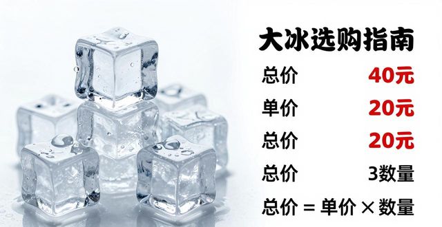 大冰块价格到底怎么算？唐山冰块选购指南