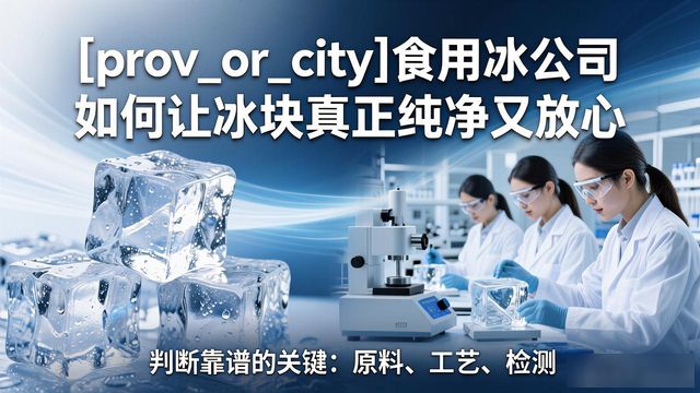 唐山食用冰公司如何让冰块真正纯净又放心